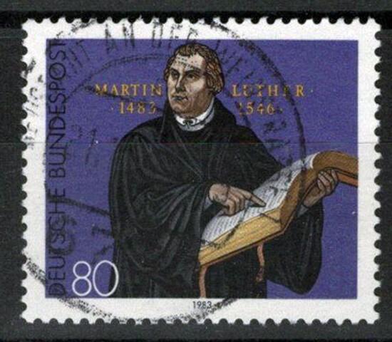 Germany 1406 Used 1983 Martin Luther Anniversary ZAYIX 113022S151M
