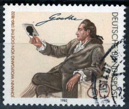 Germany 1369 Used 1982 Goethe Poetry Poets ZAYIX 113022S109M