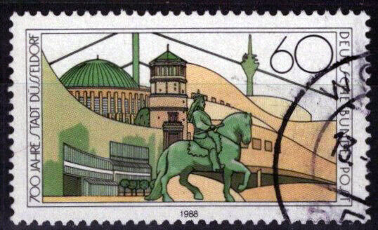 ZAYIX - 1988 Germany 1554 Used Dusseldorf 700th Anniversary 113022S103M