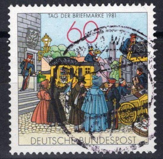 Germany 1381 Used 1981 Stamp Day Carriage ZAYIX 113022S156M