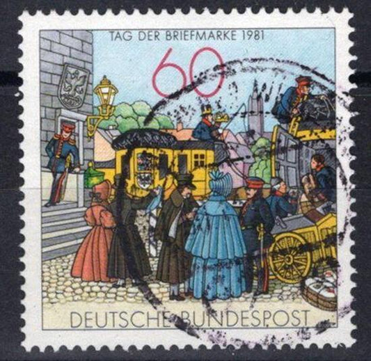 Germany 1381 Used 1981 Stamp Day Carriage ZAYIX 113022S156M