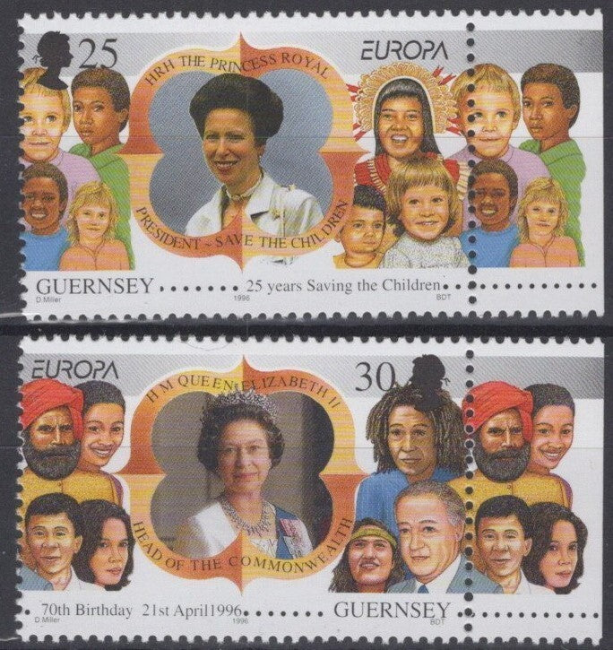 Great Britain Guernsey 564-565 MNH with tabs Europa CEPT ZAYIX 012922S29