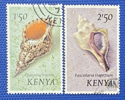 Kenya 46-47 Used 1971 Seashells Marine Life ZAYIX 012822S60