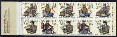 Sweden 2198a MNH Booklet Music Peace Motorcycles Zayix Stamps ZAYIX 0125S0113M