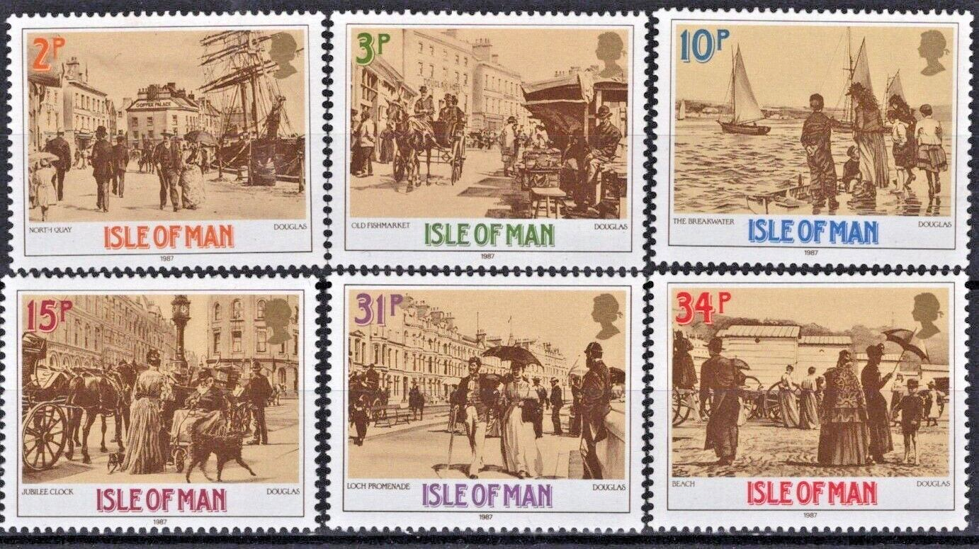 Great Britain Isle of Man 321-326 MNH Victorian Society ZAYIX 021022S73M