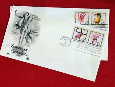 1984 United States FDC - Flowers / American Orchids ZAYIX 0507SM17