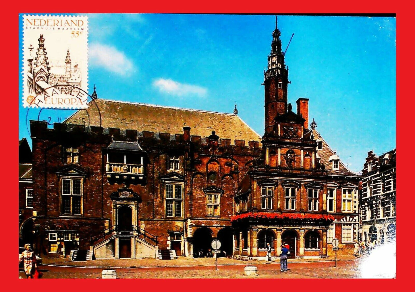 ZAYIX - 1978 Netherlands 576-77 FDC/Maxicard Human Rights, Architecture, Europa