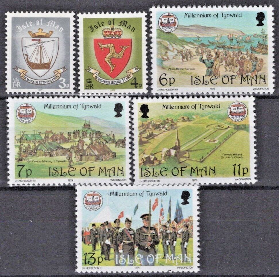 1979 Great Britain Isle of Man 146-151 MNH Military Tynwald ZAYIX 020722S62M