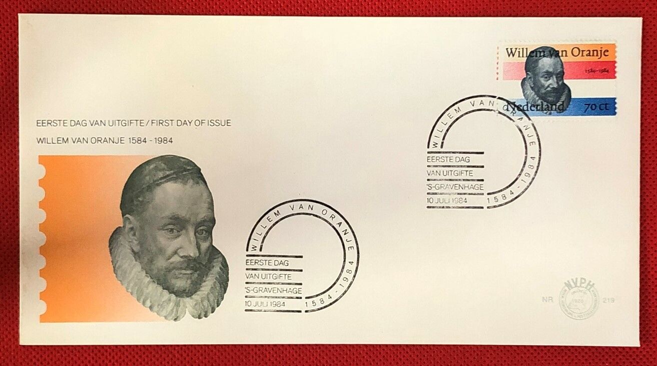 ZAYIX - 1984 Netherlands FDC # 659 / Mi 1256 William of Orange