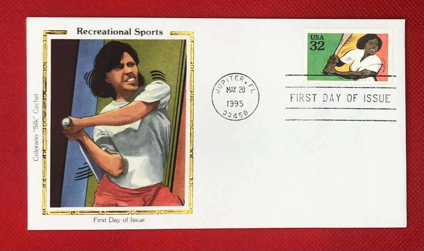 US 2961-65 FDC Colorano Recreational Sports Tennis Golf Bowling ZAYIX 110821SM24