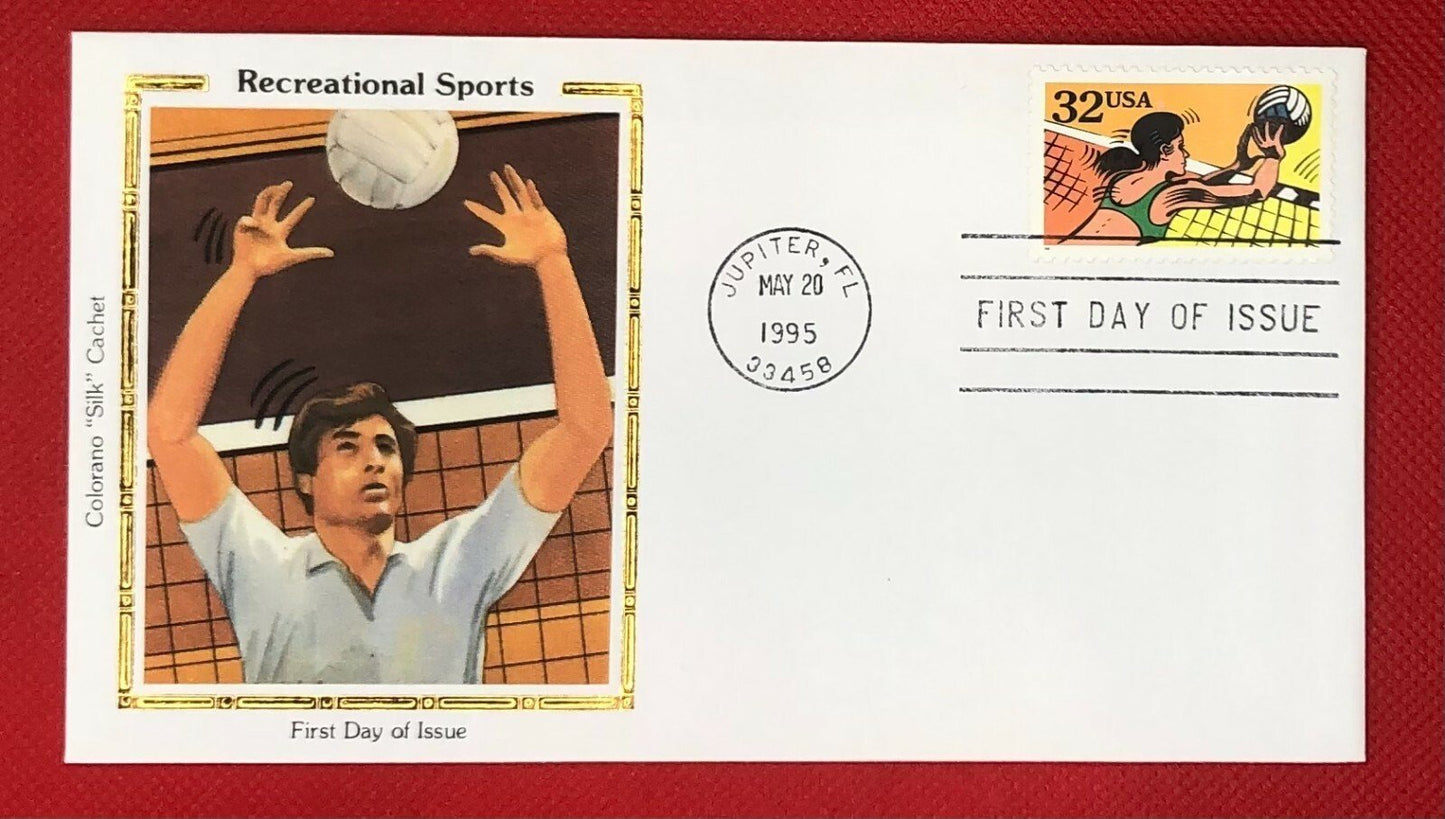 US 2961-65 FDC Colorano Recreational Sports Tennis Golf Bowling ZAYIX 110821SM24