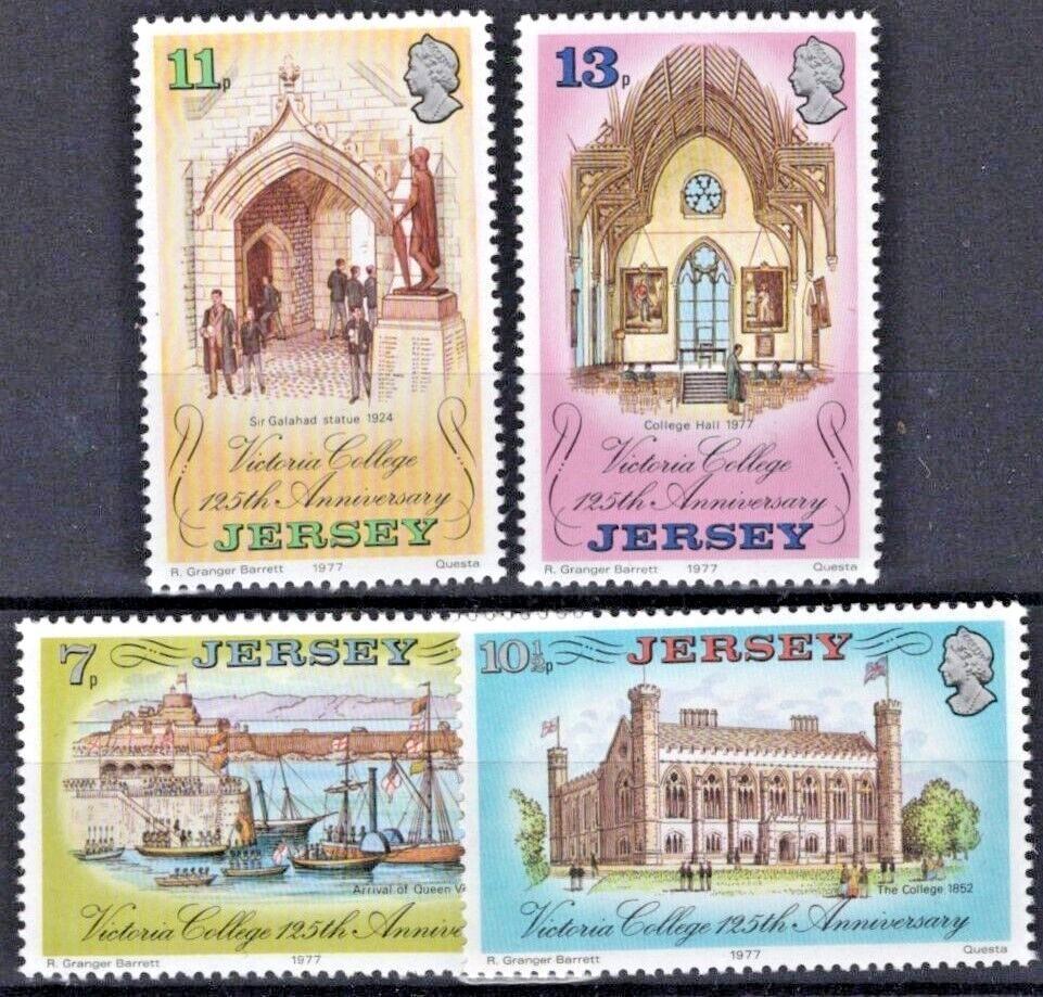 Jersey 179-182 MNH Architecture Ships ZAYIX 020522S24M
