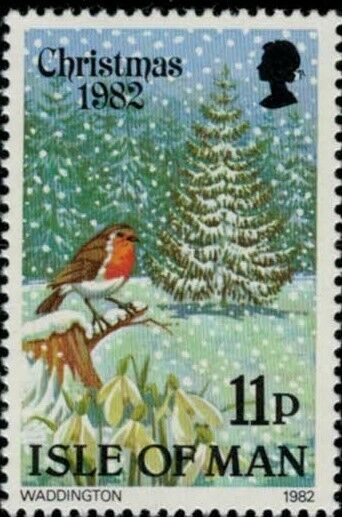 ZAYIX 1982 Great Britain Isle of Man #221-222 MNH - X-Mas - Three Kings- Birds