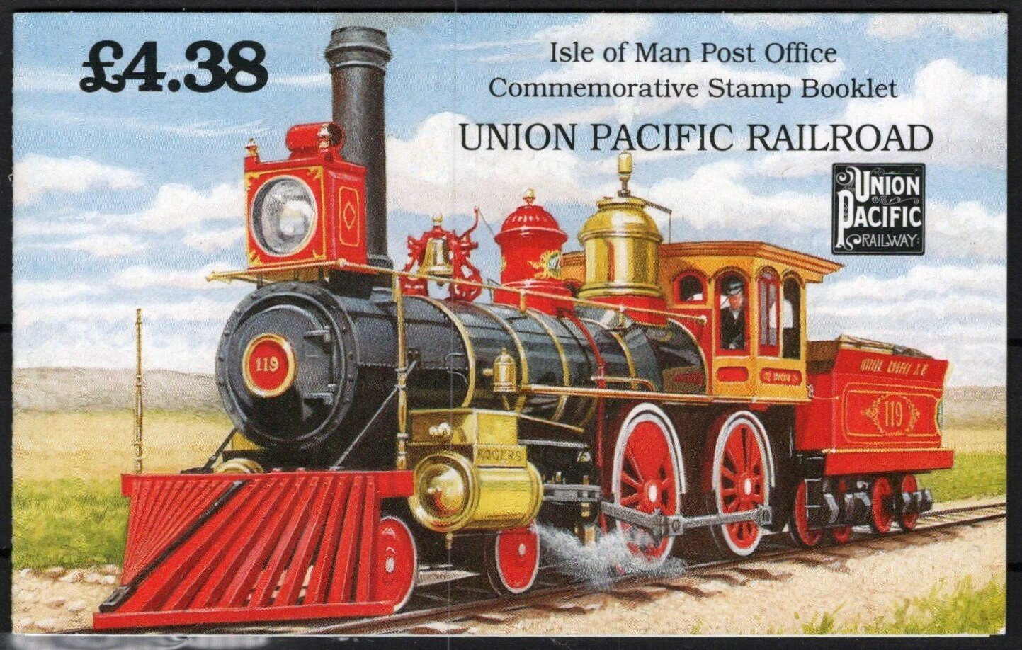 Isle of Man 518b MNH Complete BKLT Trains Railroad Union Pacific ZAYIX 021423S61