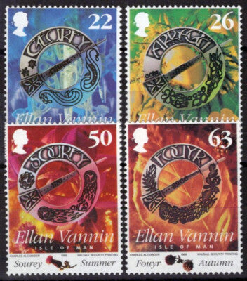 Isle of Man 824-827 MNH Celtic Jewelry Artifacts ZAYIX 061223SM96M