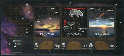 Isle of Man 850 MNH Space Galaxy Constellations ZAYIX 061223SM104M