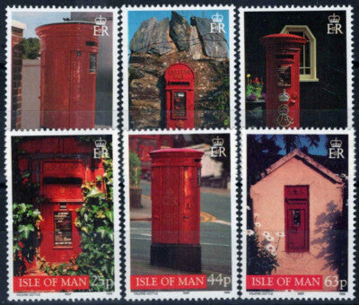 Isle of Man 810-815 MNH Post Boxes Mail Postal Service ZAYIX 061223SM92M