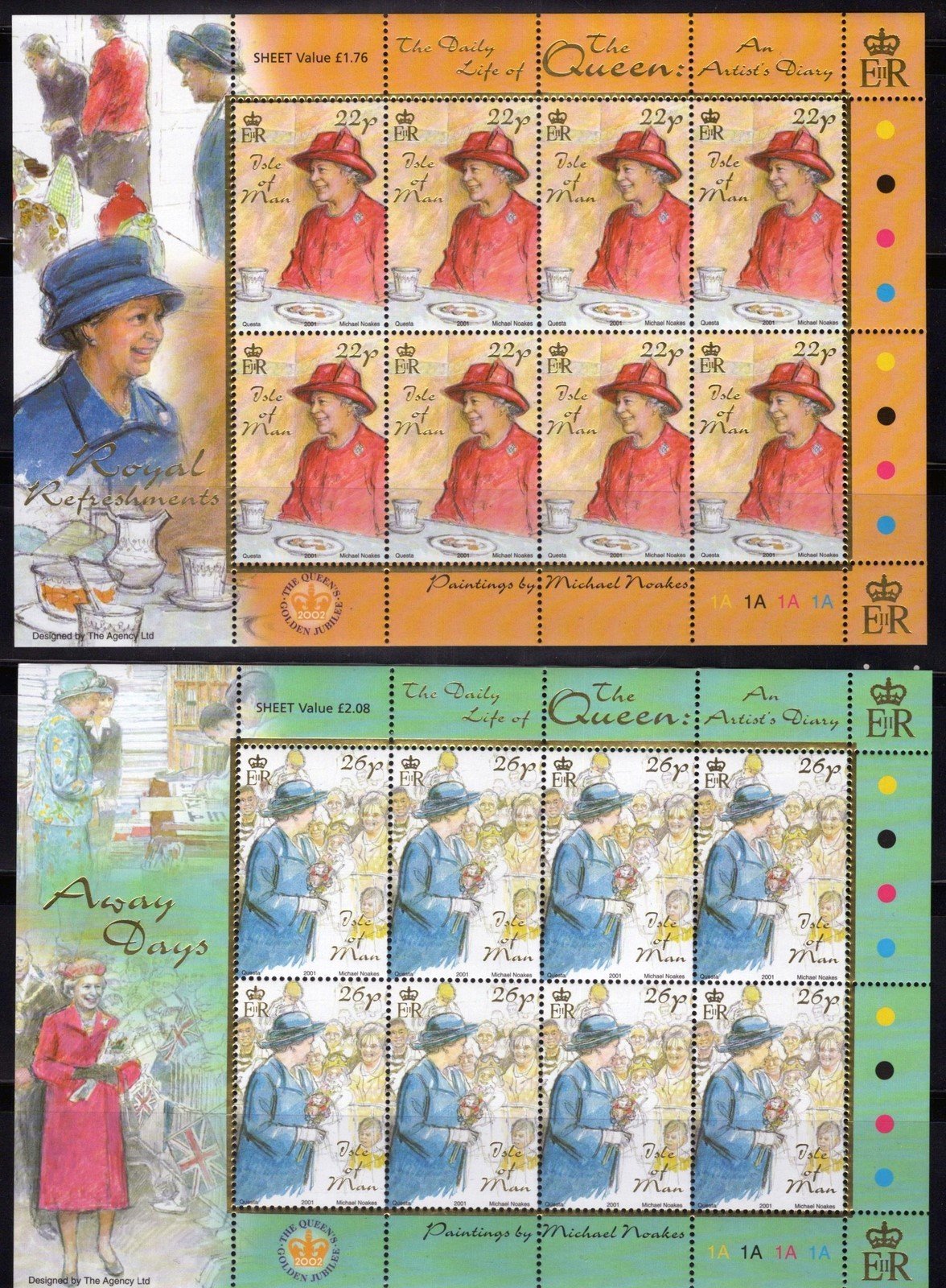 Isle of Man 929-933 MNH Queen Elizabeth II 50th Anniversary ZAYIX 061223SM125