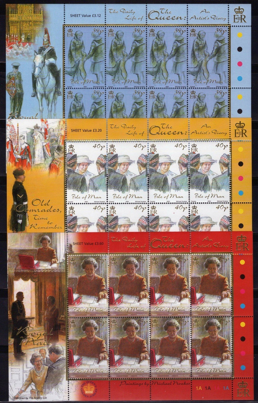 Isle of Man 929-933 MNH Queen Elizabeth II 50th Anniversary ZAYIX 061223SM125