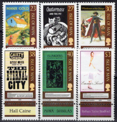 Isle of Man 994-999 MNH Manx Literature Authors ZAYIX 061223SM143M