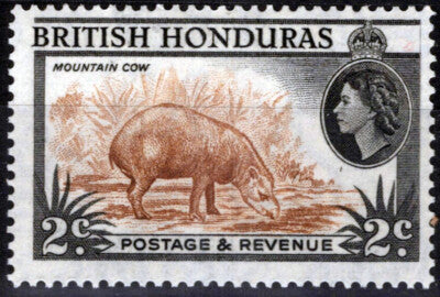 British Honduras 145 MNH perf 14 Mountain Cow ZAYIX 041123S126M