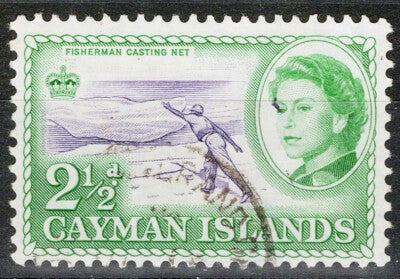 Cayman Islands 157 Used Net Fishing Fish Marine Life ZAYIX 072822S11M