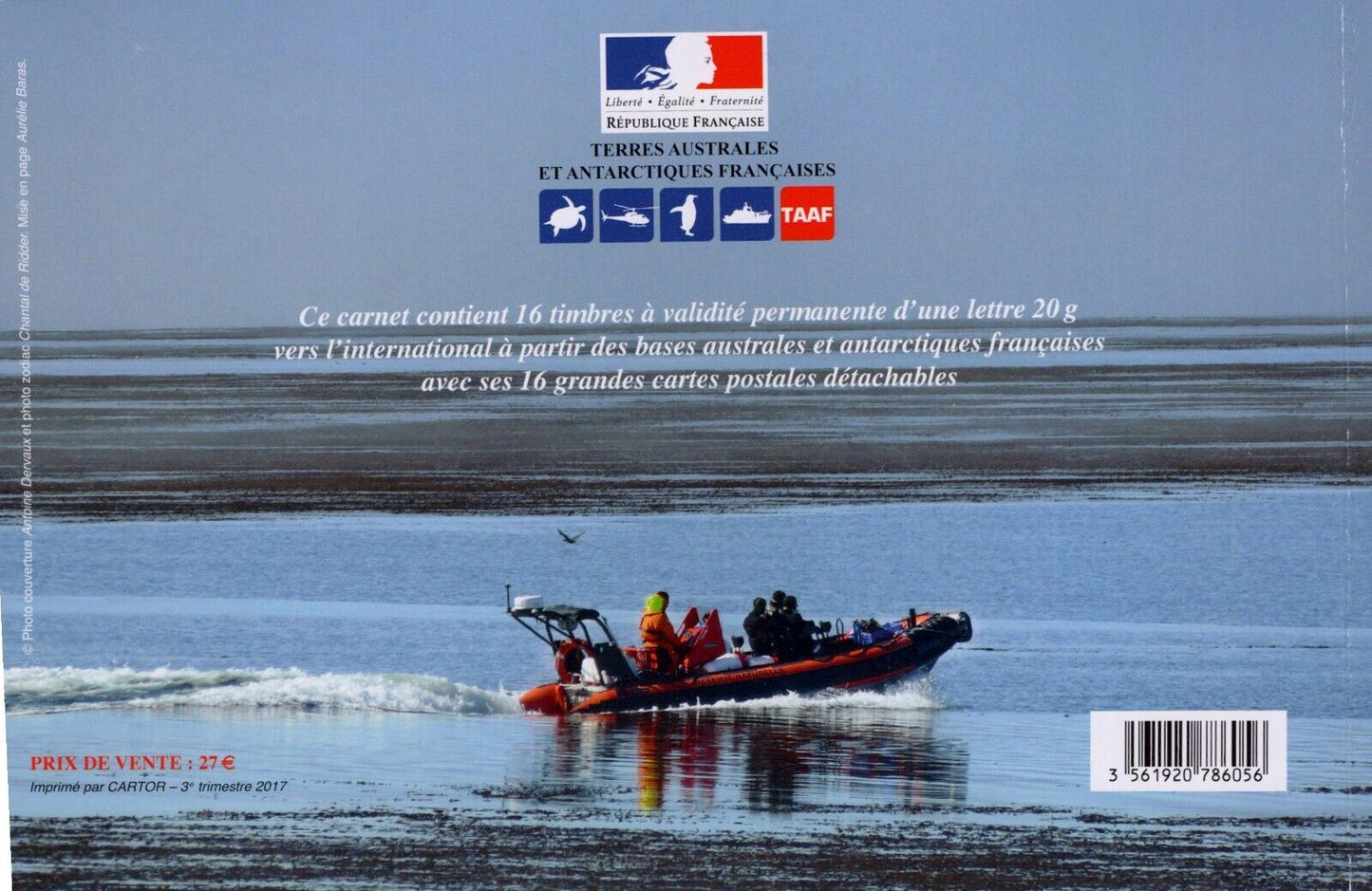 FSAT TAAF 573C MNH Postcards and Covers from 1999 Voyage Booklet ZAYIX FSA-L0031