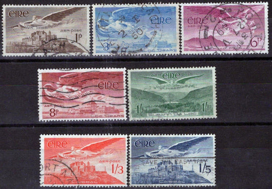 Ireland C1-C7 Used Air Post Angel Rock of Cashel Historical Site ZAYIX 071823S24