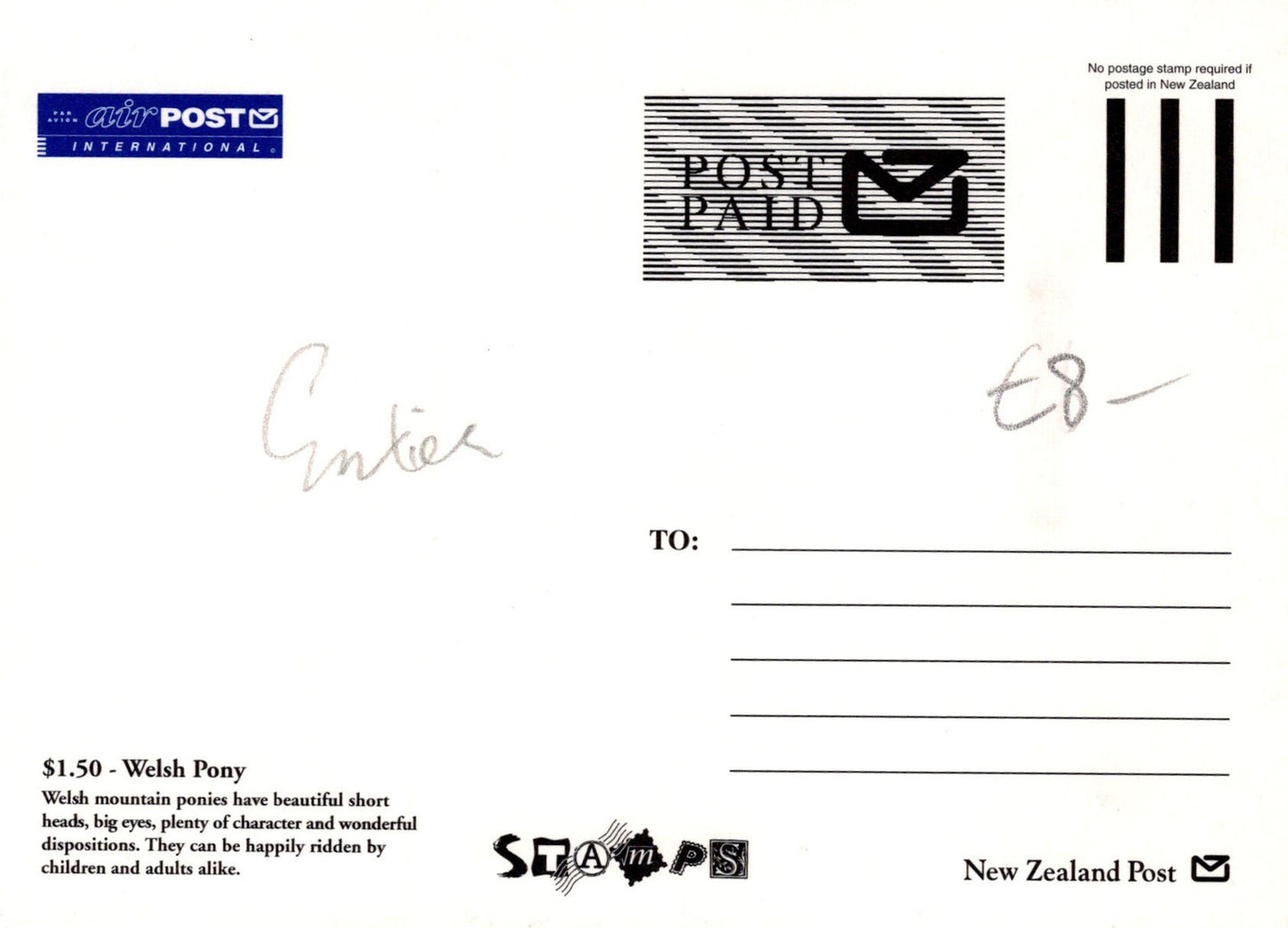 New Zealand Maximum Card FDC Horses Zayix Stamps 0125M0362