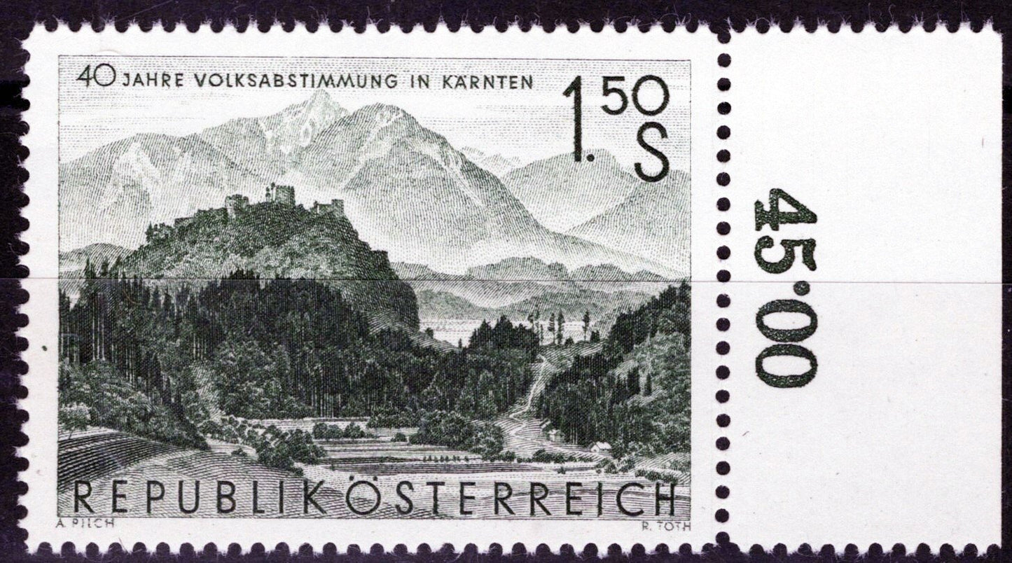 Austria 658 MNH Griffen Carinthia Landmark