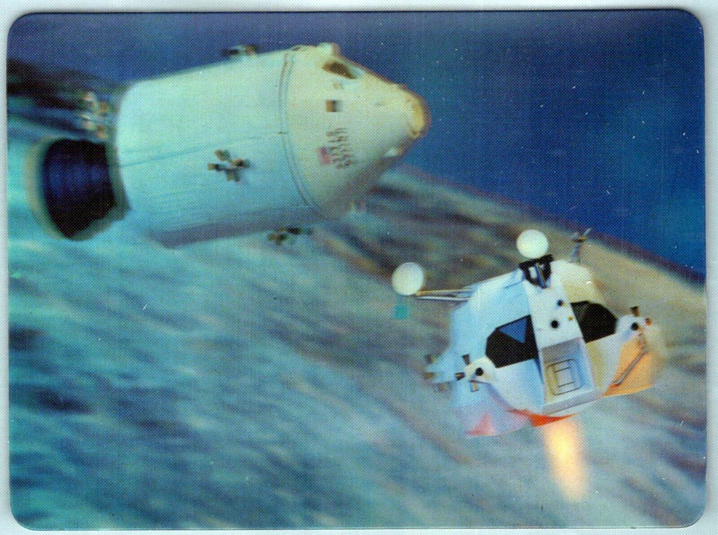 Postcards 3-Dimensional Space Astronauts Cape Canaveral Cancel ZAYIX 0624M0085