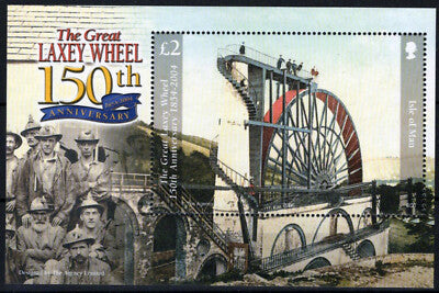 Isle of Man 1062 MNH Laxey Wheel Engineering ZAYIX 061223SM151M