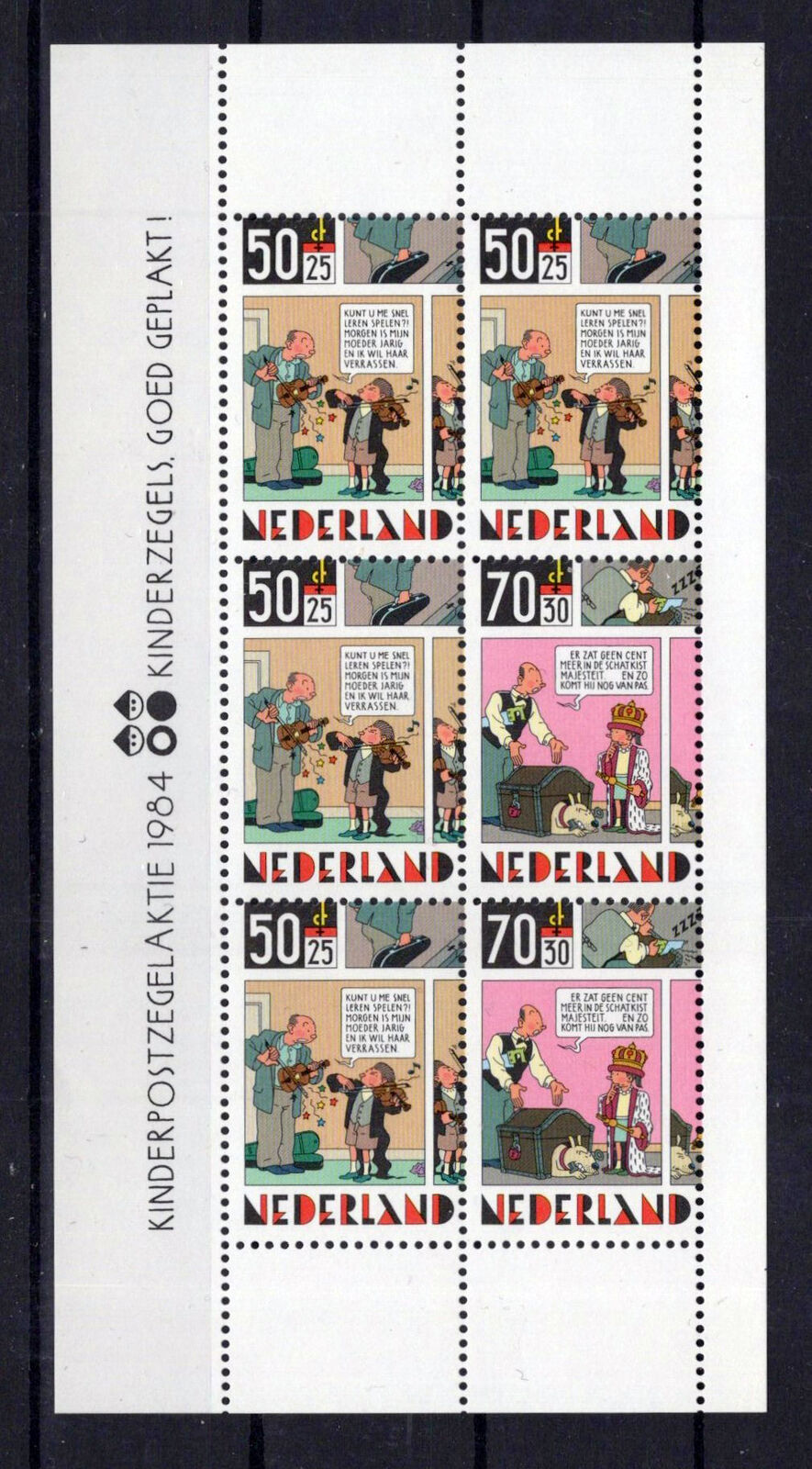 Netherlands B610a MNH Semi-Postal Comic Strips Zayix Stamps 0125M0432M