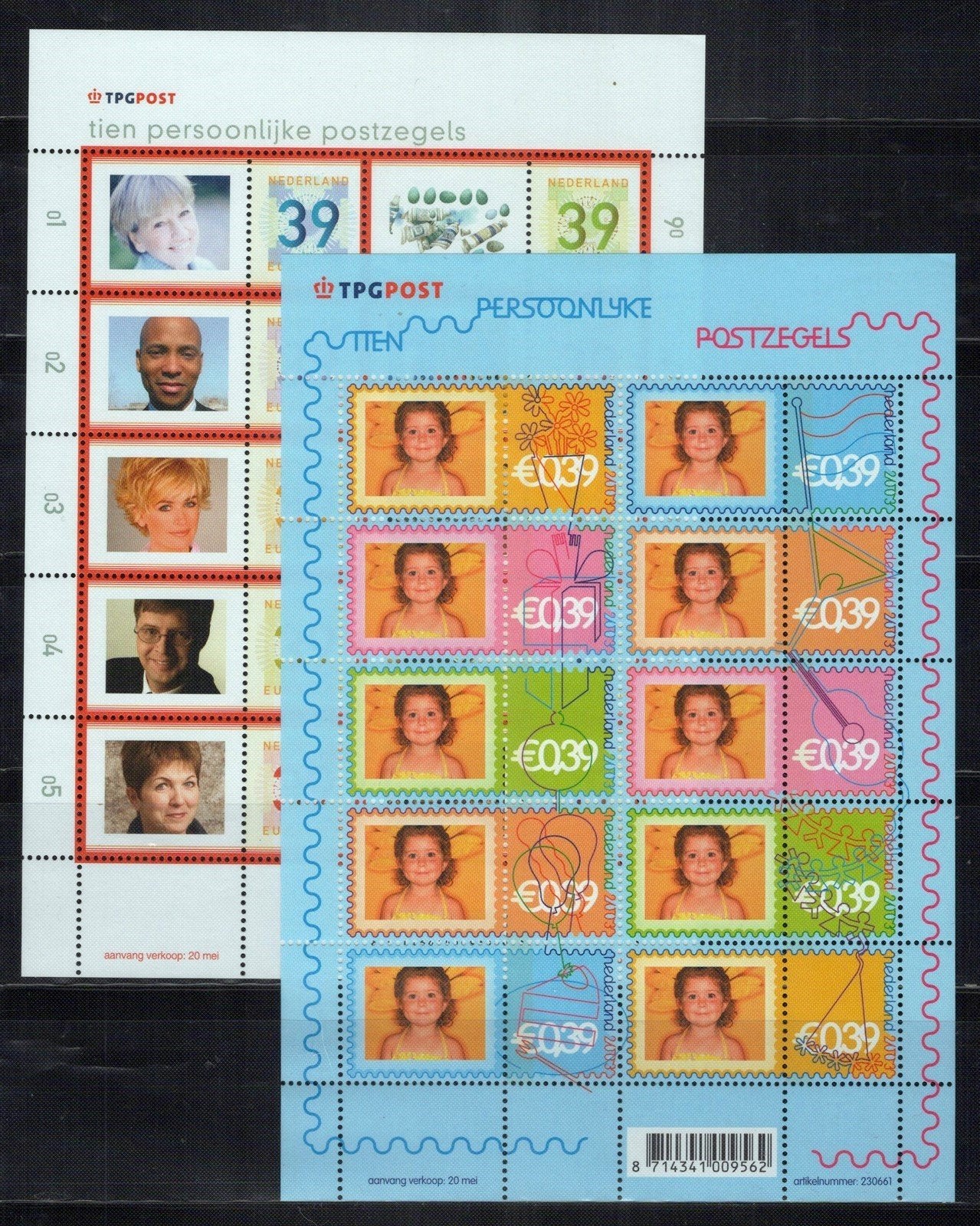 Netherlands 1147-1148 MNH Personalized Stamps Zayix Stamps 0125M0447M