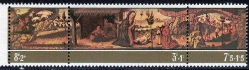 Malta B22a MNH Christmas Triptych Nativity Painting by Maestro ZAYIX 031022SM75M