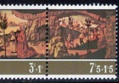 Malta B22a MNH Christmas Triptych Nativity Painting by Maestro ZAYIX 031022SM75M