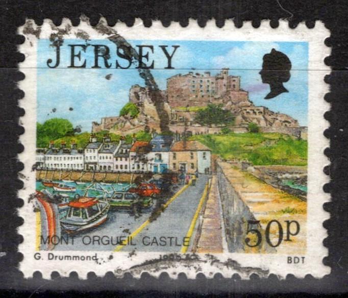 Jersey 503 Used 50p Mont Orgueil Castle ZAYIX 033023S26