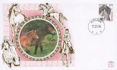 Sweden First Day Cover Horse & Colt Zayix Stamps ZAYIX 0125M0396M