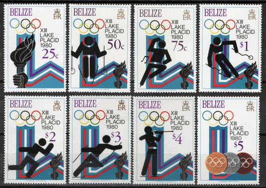 ZAYIX Belize 461-468 MNH Olympics Sports Skiing Figure Skating 082322S245