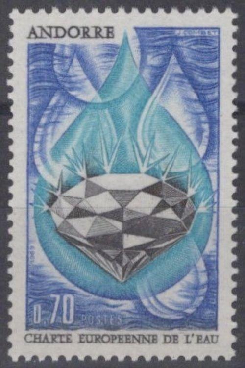French Andorra 191 MNH Diamond Geology Industry ZAYIX 071823S67M