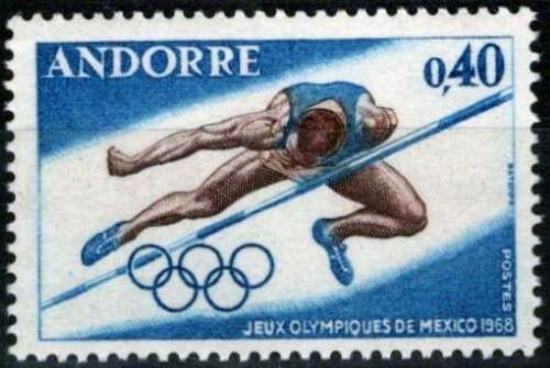 French Andorra 184 MNH Sports Olympics Games ZAYIX 071823S71M