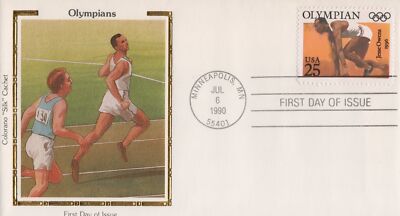 US Colorano 'Silk' FDC 2496-2500 Olympic Medalist from History ZAYIX 031923SM165