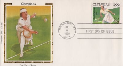 US Colorano 'Silk' FDC 2496-2500 Olympic Medalist from History ZAYIX 031923SM165