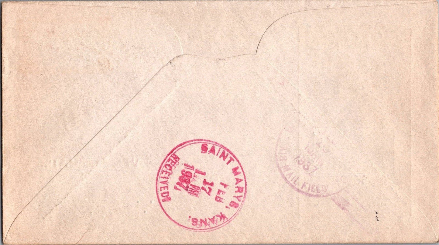 Air Mail FDC US C21-7c H Ioor Capital photo cachet Washington ZAYIX 062822SM11