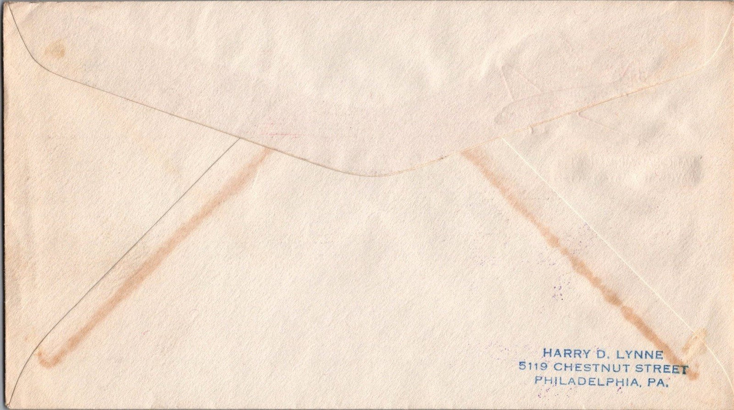 Air Mail FDC US C23-22 Unaddressed Farnam w / rubber stamp ZAYIX 062822SM28