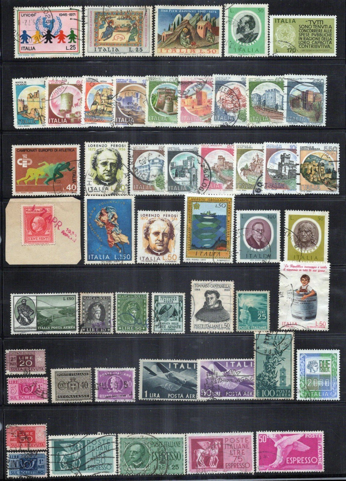 Italy Stamp Collection Used All Different Zayix Stamps ZAYIX 0425S0023