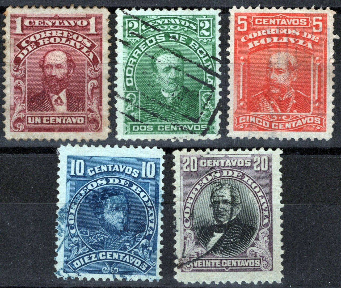 Bolivia 70-75 Used Bolivian Patriots 081922S20M