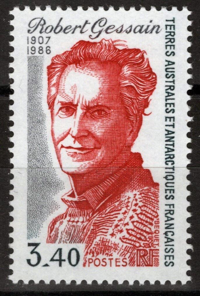 FSAT TAAF 135 MNH Robert Gessain Explorer Arctic ZAYIX FSAS0103M