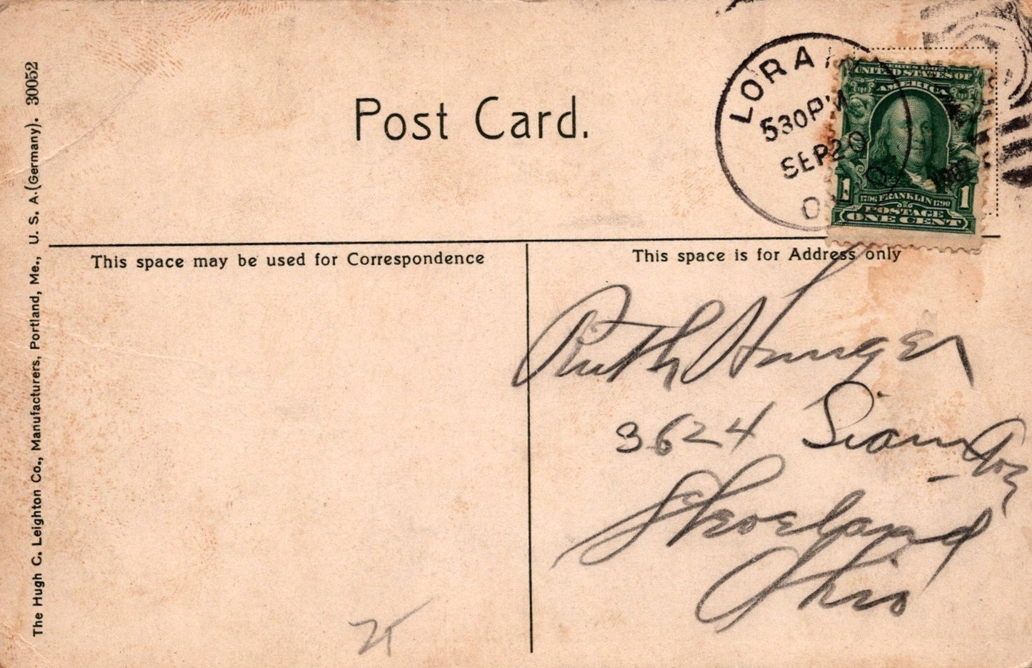 Great Lakes Ship Typical Ore Cargo Carrier c1907 Divided Back Postcard ZAYIX