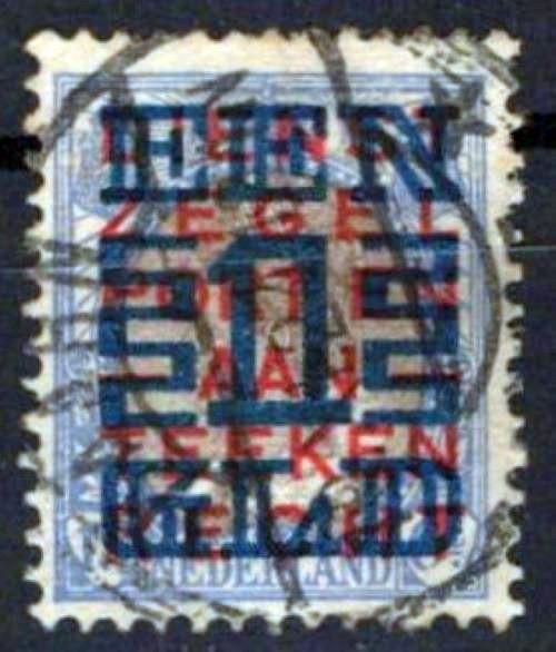 Netherlands 136 Used Surcharge Queen Wilhelmina Zayix Stamps 0325S046